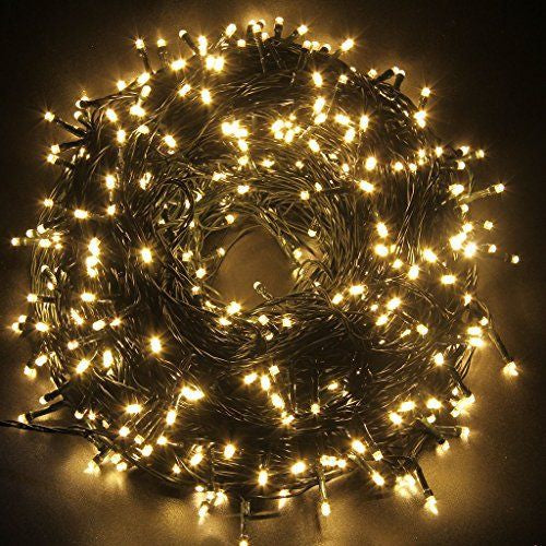 Fuji Bright 500 LED Steady String Christmas Lights with End Connector