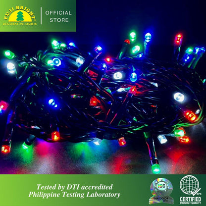 Fuji Bright 100 LED String with 8 Function Christmas Lights & End Connector Christmas Lights