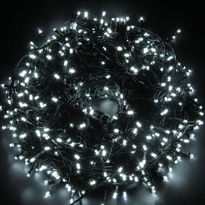 Fuji Bright 500 LED Steady String Christmas Lights with End Connector