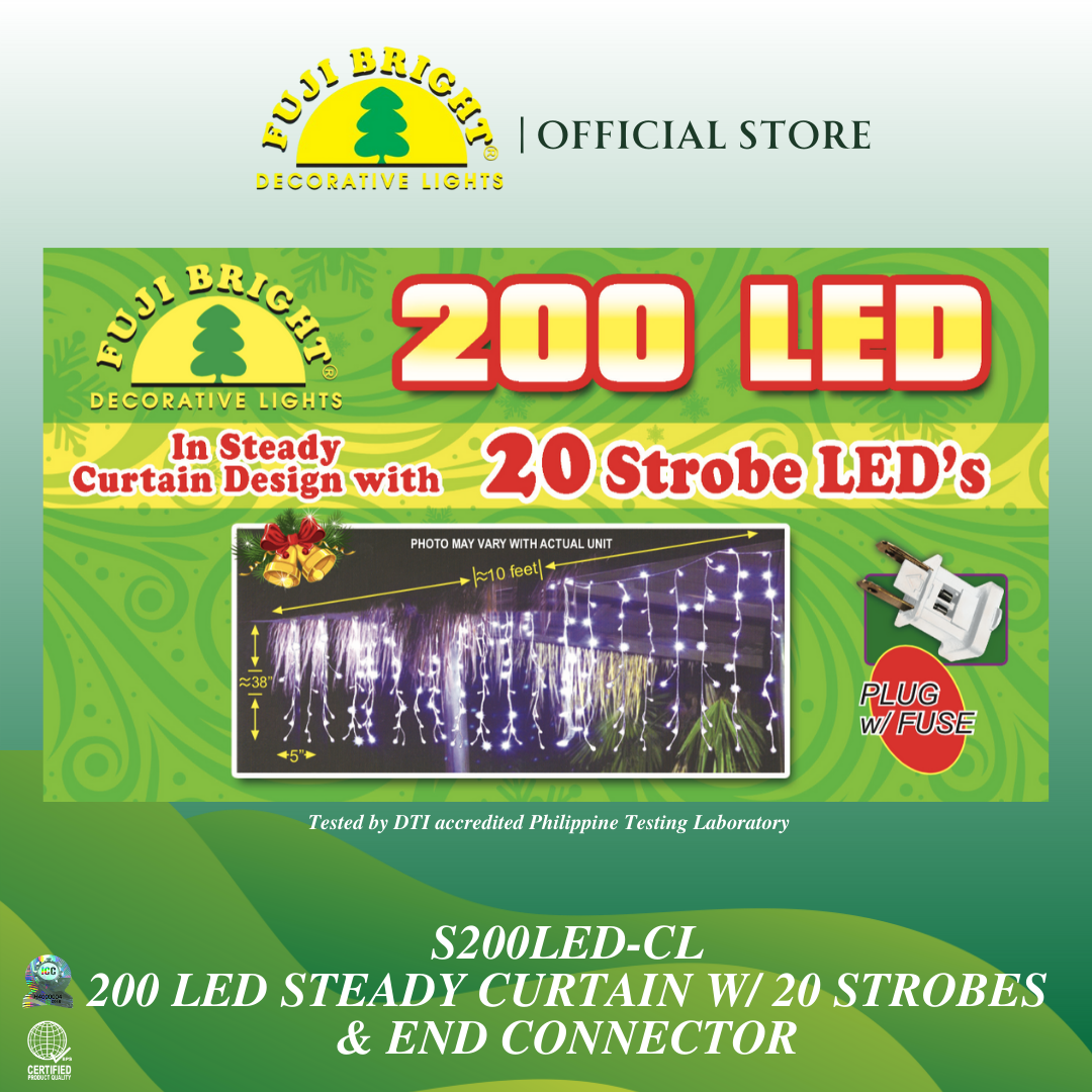 200 LED CHASING CURTAIN LIGHTS WITH CONTROLLER