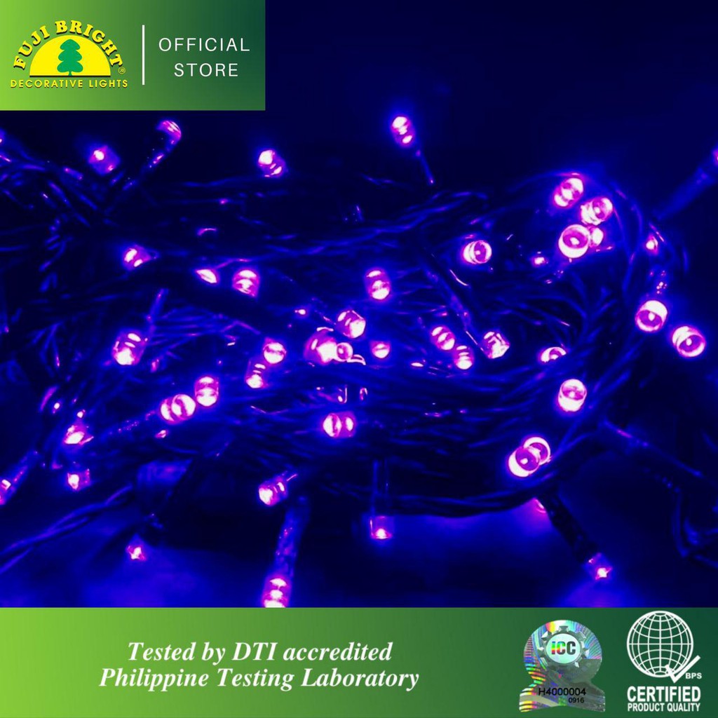 Fuji Bright 100 LED String with 8 Function Christmas Lights & End Connector Christmas Lights