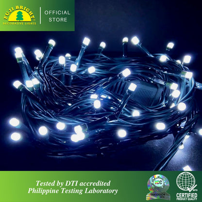 Fuji Bright 100 LED String with 8 Function Christmas Lights & End Connector Christmas Lights