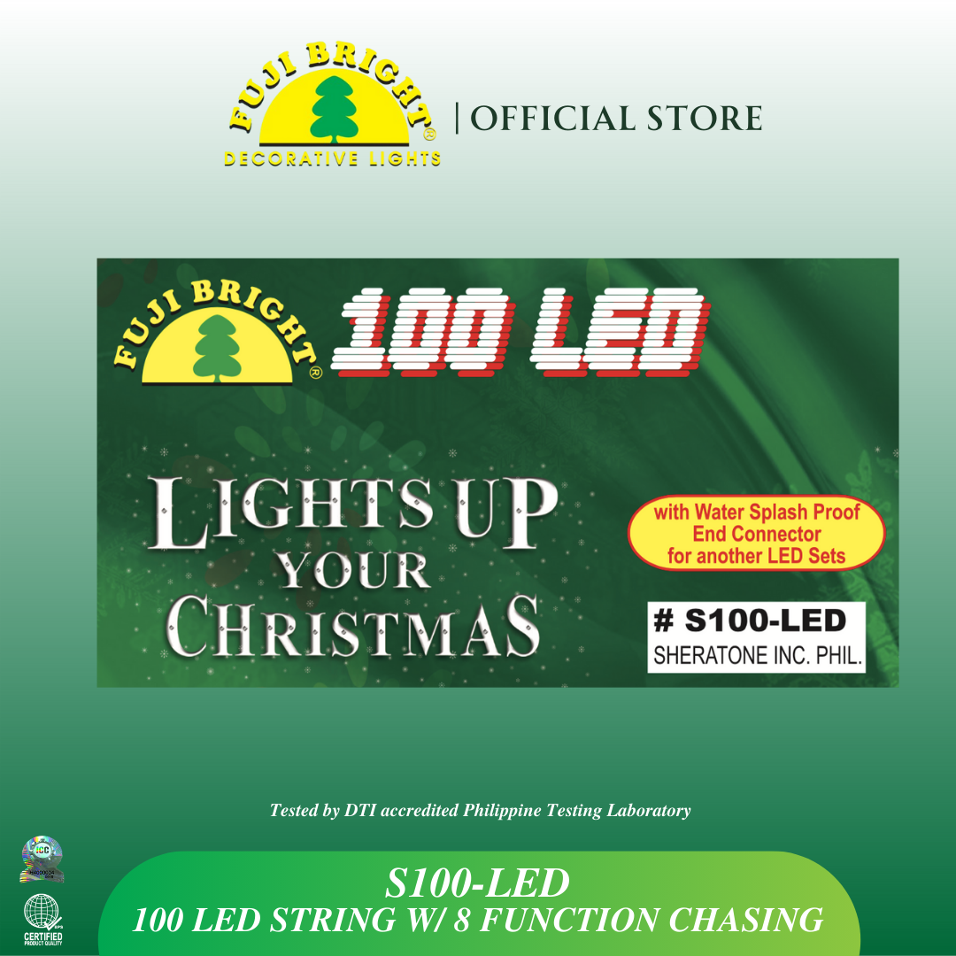 100 LED STRING WITH 8 FUNCTION CHASING