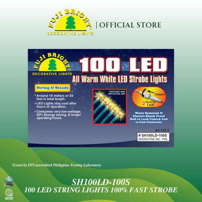 Fuji Bright All LEDs Strobe String Christmas Lights
