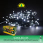 FUJI BRIGHT 200 LED STEADY STRING LIGHTS W/ END CONNECTOR CHRISTMAS LIGHTS