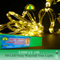Fuji Bright 300 LED Micro Vines Warm LED Drop Light Fairy Lights with Strobe Christmas Lights
