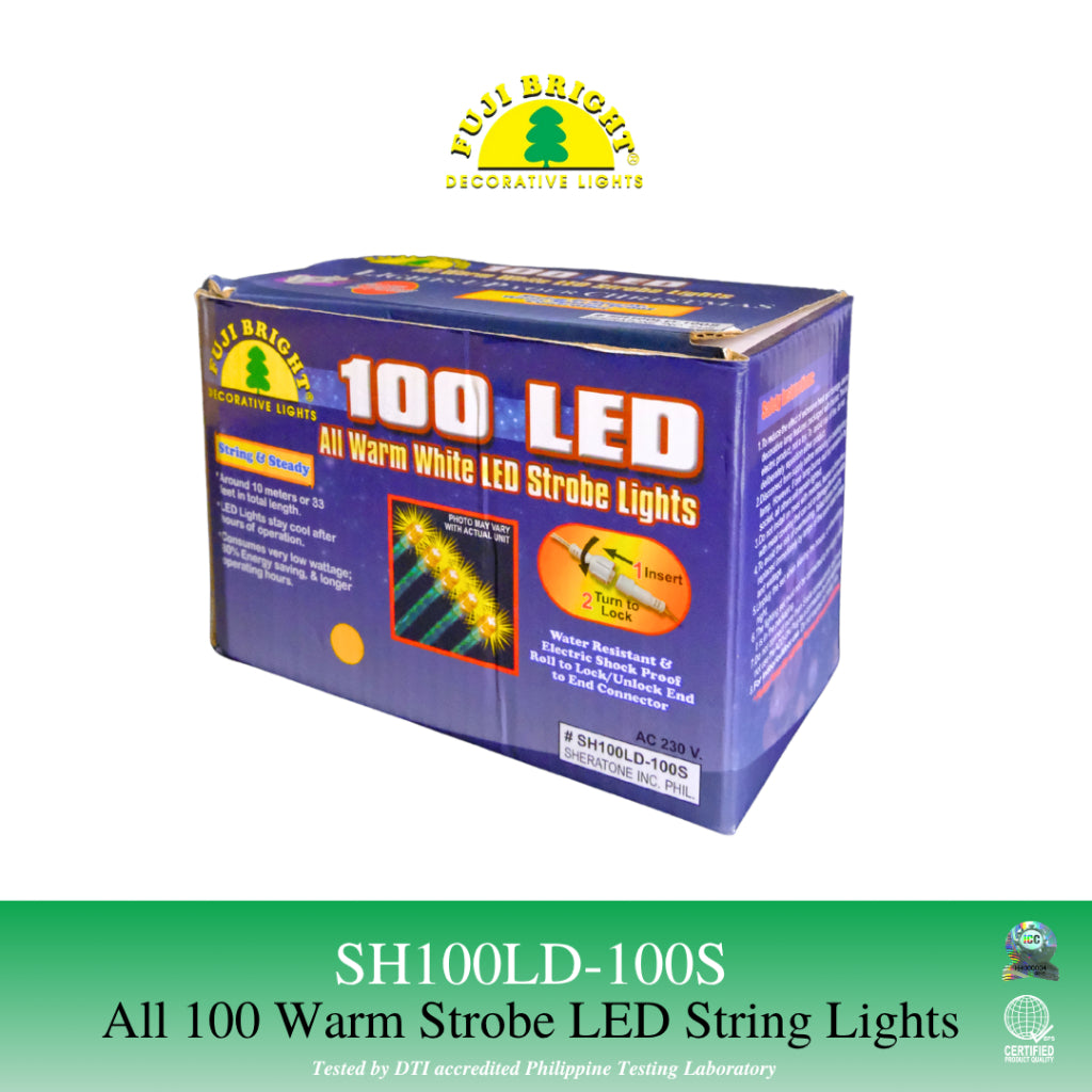 Fuji Bright All LEDs Strobe String Christmas Lights