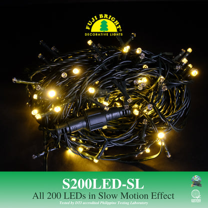 Fuji Bright All 200 LEDs in Slow Motion Effect Christmas Lights