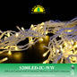 Fuji Bright 200 LED Blinking Curtain Lights with End Connector Christmas Lights
