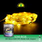 FUJI BRIGHT 200 MICRO LED W/ 20% STROBE AND AC-6VDC ADAPTER CHRISTMAS LIGHT