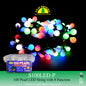 Fuji Bright 100 Pearl LED String With 8 Function Chasing and End Connector Christmas Lights
