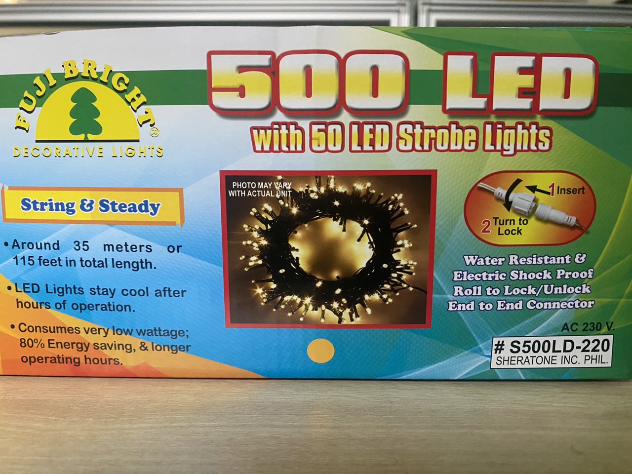 500 LED 10% STROBE STRING LIGHTS