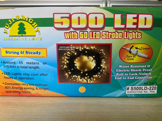 500 LED 10% STROBE STRING LIGHTS