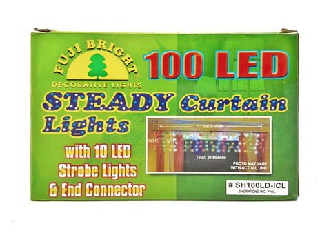 100 LED Strobe LED Curtain Christmas Lights
