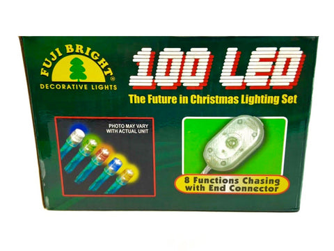 100 LED Chasing LED Christmas String Lights w/ Controller